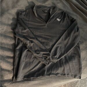 Bad Birdie Charcoal Quarter-Zip Pullover